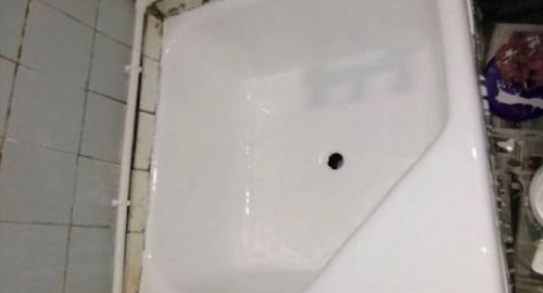 Обновление душевого поддона акрилом | Островной